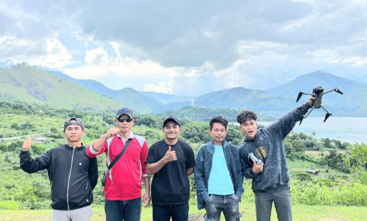Menembus Batas, Drone Mengabadikan Keindahan Panorama Bukit Cinta 1 Batas