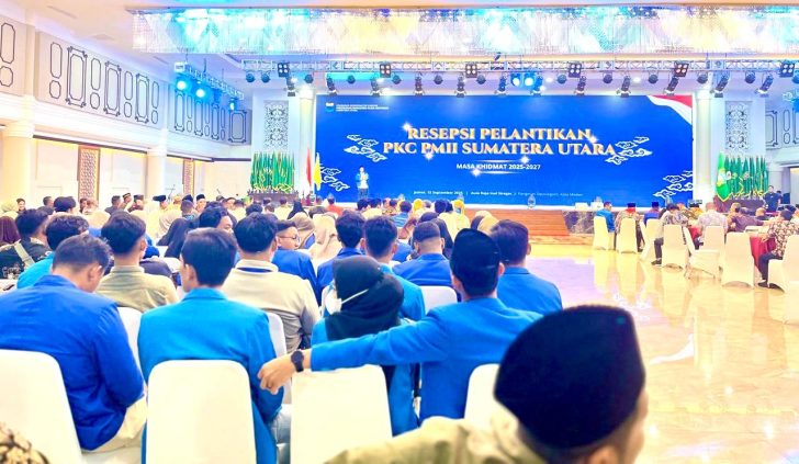 PKC PMII Sumut 2025-2027 Dilantik, Dorong Pengembangan Kader PMII Terstruktur di Setiap Zona 3 PKC PMII