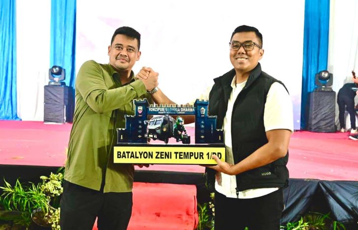 Apresiasi Bobby Nasution: Peran Vital Yonzipur 1/Dhira Dharma Bangun Sumut 2 Apresiasi