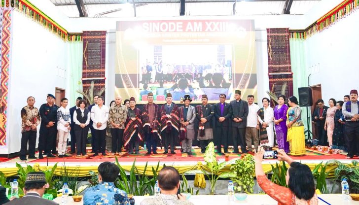 Sabam Rajagukguk Hadiri Penutupan Sinode GKPA 2 Sabam Rajagukguk