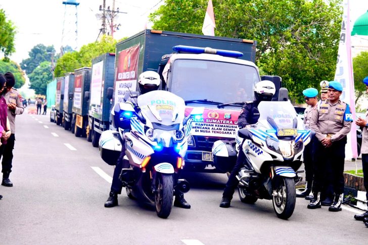 Bantuan Kemanusiaan NTT: Polda Sumut Kirim 25 Ton Logistik Bertaruh Harapan untuk Korban Gempa 2 Polda Sumut